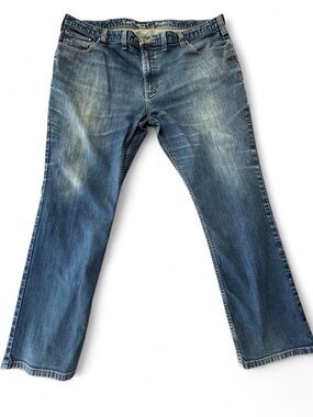 Men's Blue Denim Jeans - Classic Straight Fit